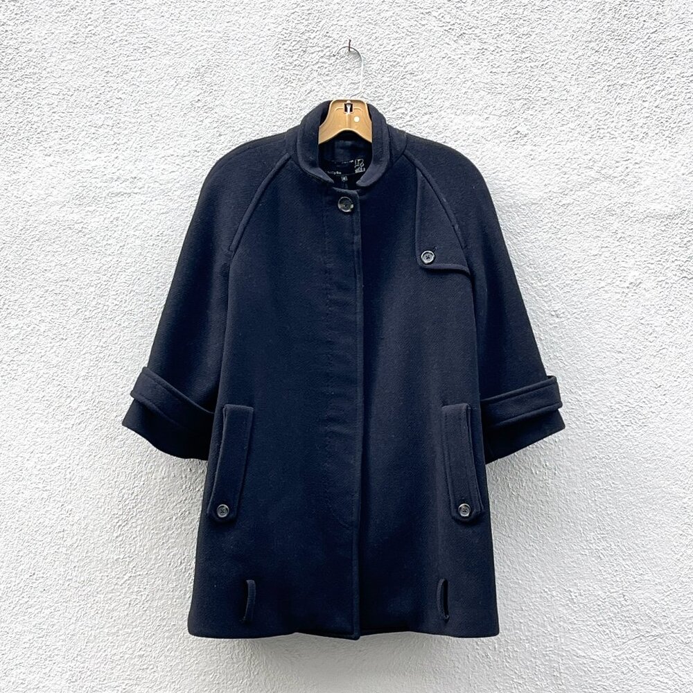 3.1 Phillip Lim x Barney's New York Black Wool Peacoat Coat Size 4
